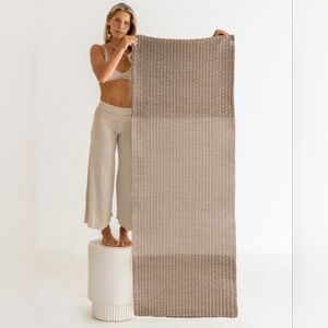 Diamond Yoga Mat - Clay 7mm - Organic Cotton + FREE Soap Nuts
